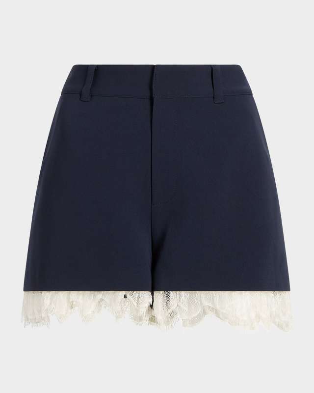 Roxie Lace-Trim Shorts